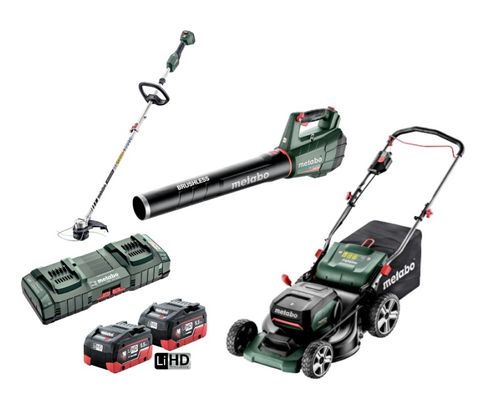 METABO 18V BRUSHLESS 3PCE GARDEN BUNDLE MET18BL32HD5.5HB