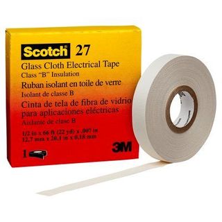 3M™ SCOTCH® #27 - 12.7MM X 20MTR GLASS CLOTH ELECTRICAL TAPE