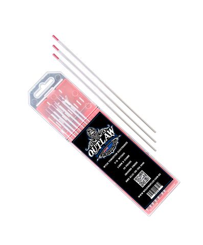 OUTLAW TUNGSTENS 2% THORIATED ELECTRODES 1.6MM - 10 PACK