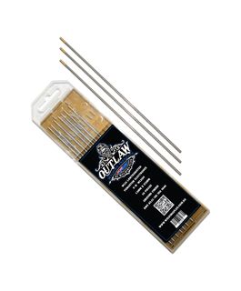 OUTLAW TUNGSTENS 1.5% LANTHANATED ELECTRODES 1.6MM - 10 PACK