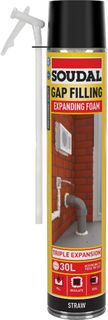 SOUDAL STRAW GAP FILLING EXPANDING FOAM 750ML