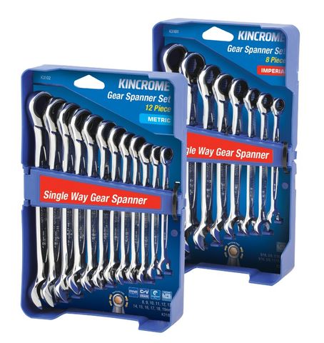 KINCROME SINGLE WAY GEAR SPANNER BUNDLE 20PCE