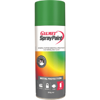 GALMET SPRAY PAINT – FAST-DRY, ENAMEL – NATURAL GREEN 350G
