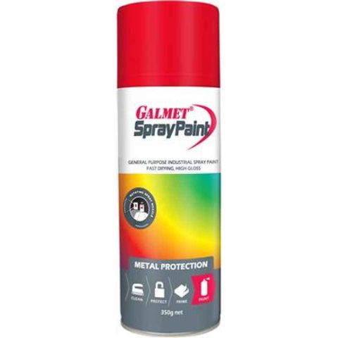 GALMET SPRAY PAINT – FAST-DRY, ENAMEL – SIGNAL RED 350G