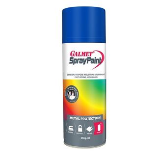 GALMET SPRAY PAINT – FAST-DRY, ENAMEL – OCEAN BLUE GLOSS 350G