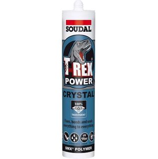 SOUDAL T-REX POWER ADHESIVE SEALANT- CRYSTAL CLEAR 290ML