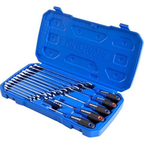 KINCROME 26PCE COMBINATION SPANNER & DRIVER SET