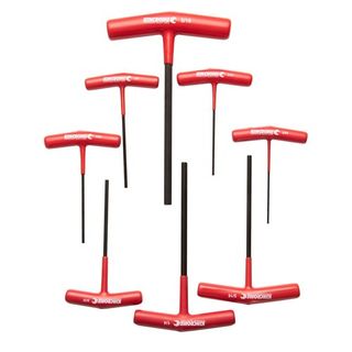 KINCROME T-HANDLE IMPERIAL HEX KEY SET- 8PCE