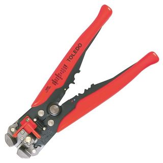 TOLEDO WIRE CRIMPER, CUTTER & STRIPPER - HEAVY DUTY - 205MM