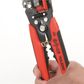 TOLEDO WIRE CRIMPER, CUTTER & STRIPPER - HEAVY DUTY - 205MM