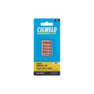 CIGWELD TWECO 11 SERIES CONTACT TIP 1.4MM X M6 X L:25MM - 10PK