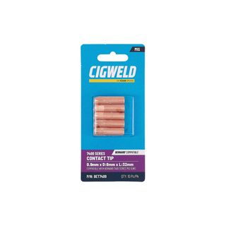 CIGWELD BERNARD 7400 SERIES CONTACT TIP 0.9MM X D:8MM X L:32MM 10PK