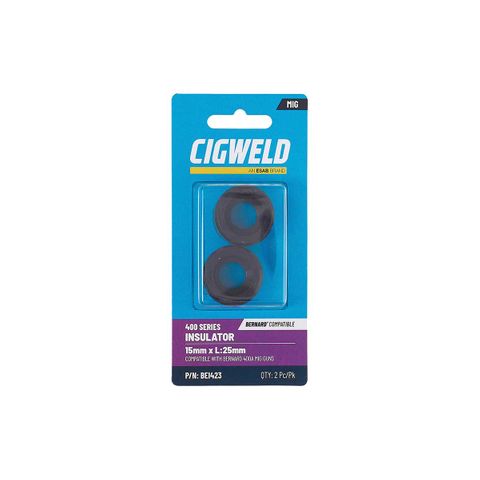 CIGWELD BERNARD 400 SERIES INSULATOR 15MM X L:25MM 2PK