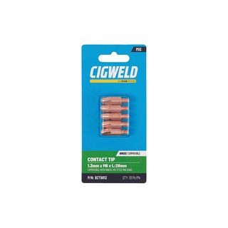 CIGWELD BINZEL CONTACT TIP 1.2MM X M6 X L:28MM 10PK