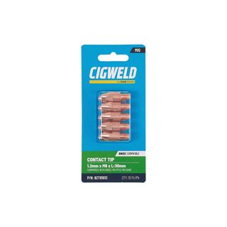 CIGWELD BINZEL CONTACT TIP 1.2MM X M8 X L:30MM 10PK