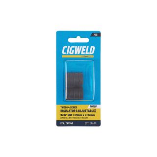 CIGWELD TWECO 4 SERIES INSULATOR (ADJUSTABLE) 9/16" UNF X 21MM X L:27MM 2PK