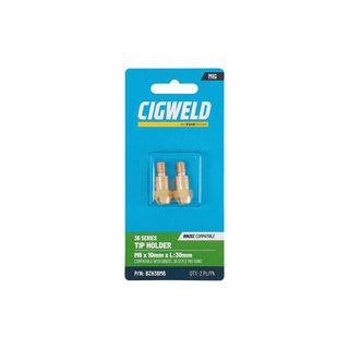 CIGWELD BINZEL 36 SERIES TIP HOLDER M6 X 10MM X L:30MM 2PK