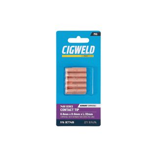 CIGWELD BERNARD 7400 SERIES CONTACT TIP 0.6MM X D:8MM X L:32MM 10PK