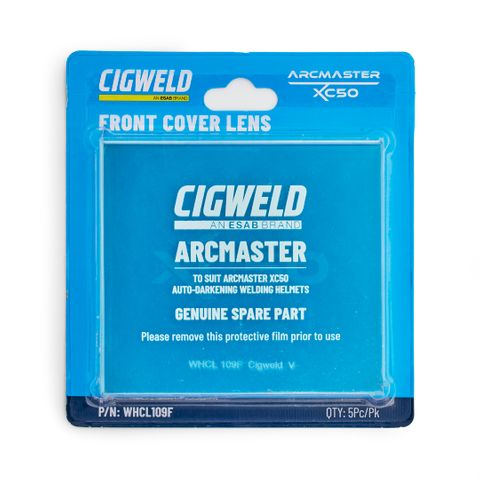 CIGWELD ARCMASTER XC50 FRONT LENS 5PC/PK