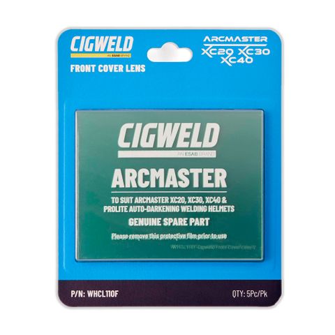 CIGWELD ARCMASTER XC20, XC30 & XC40 FRONT LENS 5PC/PK