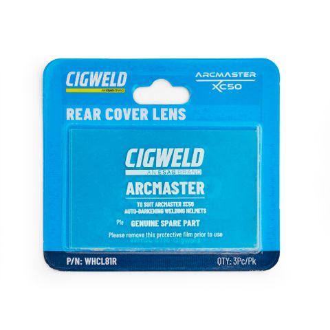 CIGWELD ARCMASTER XC50 REAR LENS 3PC/PK