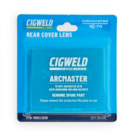 CIGWELD ARCMASTER XC70 REAR LENS 3PC/PK