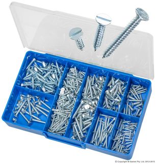 TORRES COUNTERSUNK SLOTTED SELF TAPPING SCREWS ASSORTED KIT