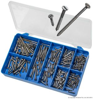 TORRES COUNTERSUNK WOOD SCREW ASSORTED KIT