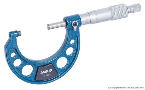 ACCUD IMPERIAL OUTSIDE MICROMETER 1-2"