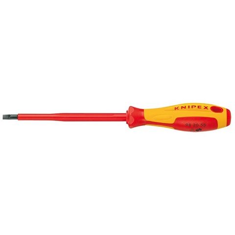 KNIPEX 1000V  VDE SCREWDRIVER - 5.5 X 125MM