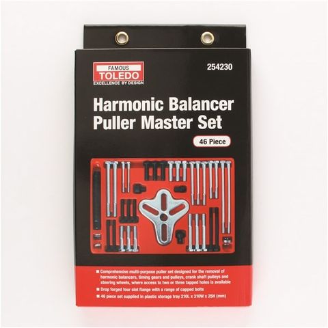 TOLEDO HARMONIC BALANCER PULLER SET - 46 PCE