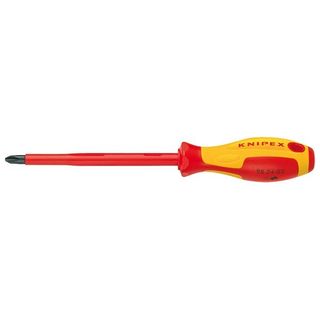 KNIPEX 1000V  VDE SCREWDRIVER - PH1 X 80MM