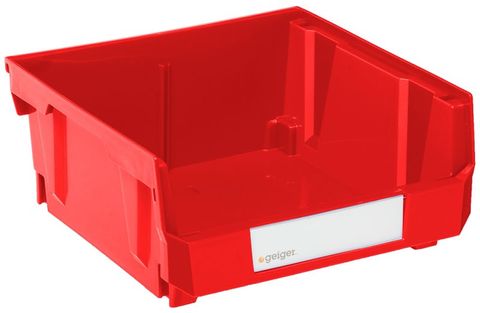 GEIGER MEDIUM HB SERIES DUPLEX BIN - RED