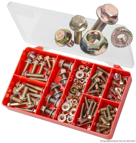 TORRES DIN STANDARD DURLOCK FLANGE NUTS & BOLTS ASSORTED KIT