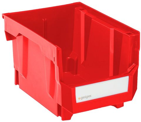 GEIGER LARGE SHORT HB SERIES BIN - RED