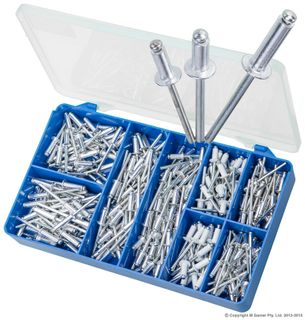 TORRES DIN 7337 ALUMINIUM POP RIVET ASSORTED KIT