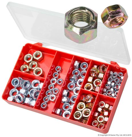 TORRES ALL METAL SELF LOCKING NUTS ASSORTED KIT