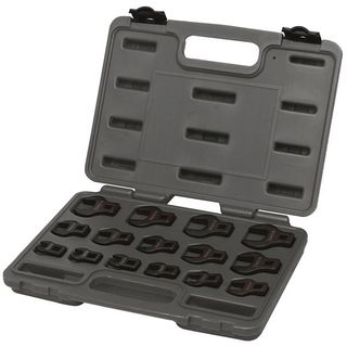 TOLEDO 3/8" CROWFOOT METRIC WRENCH SET (10-26MM) - 15 PCE