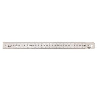 TOLEDO SINGLE SIDED STAINLESS STEEL METRIC RULE - 300MM