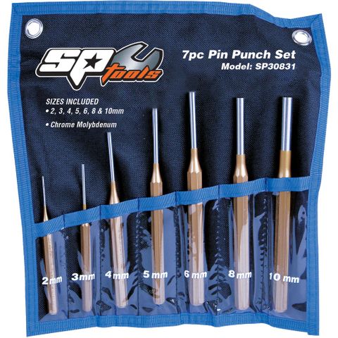 SP TOOLS PIN PUNCH SET - 7PC