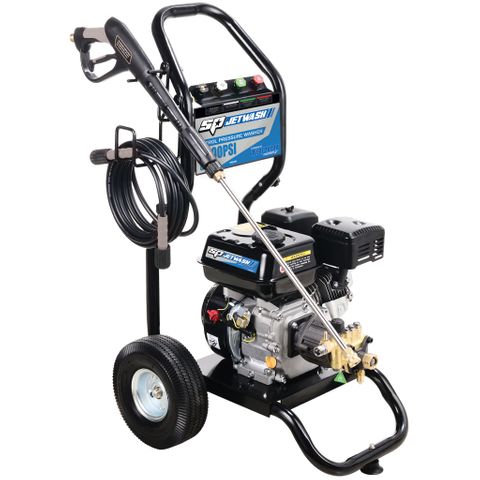 SP TOOLS JETWASH PRESSURE WASHER - PETROL DOMESTIC - 5.5HP - 9.7LMP