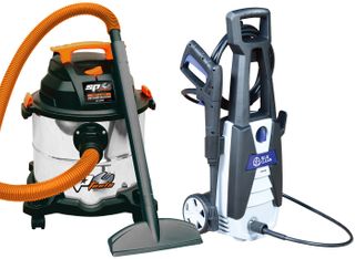 SP TOOLS WORKSHOP CLEAN UP PACKAGE - VACUUM/PRESSURE WASHER COMBO