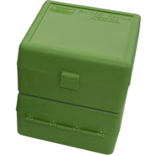 MTM 100RND AMMO BOX 22-250-308 GREEN