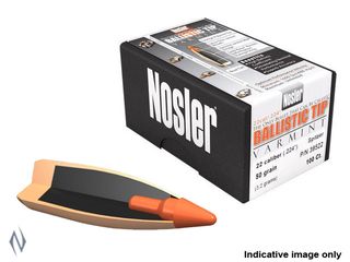 NOSLER 22CAL .224 50GR BALLISTIC TIP PROJECTILES 100PK