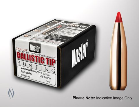 NOSLER 25CAL .257 100GR BALLISTIC TIP PROJECTILES 50PK