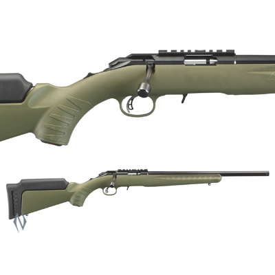 RUGER AMERICAN RIMFIRE OD GREEN BLUED 22MAG