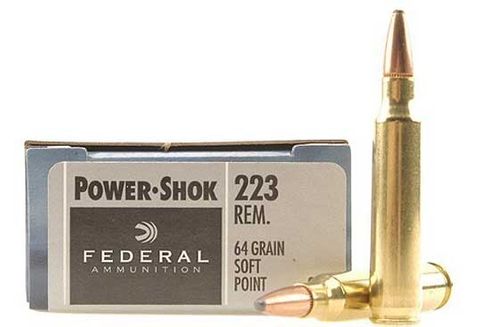 FEDERAL POWER-SHOK 223REM 64GR JSP 20PKT