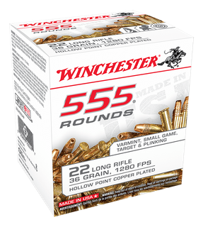 WINCHESTER SUPER X VALUE PACK 1280FPS 22LR 36GR HP 555PKT