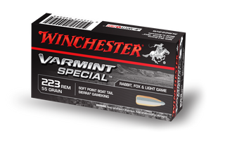 WINCHESTER VARMINT SPECIAL 223REM 55GR GAMEKING 20PKT