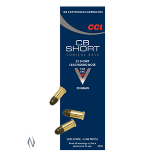 CCI CB SHORTS 710FPS 22 29GR LRN 100PKT